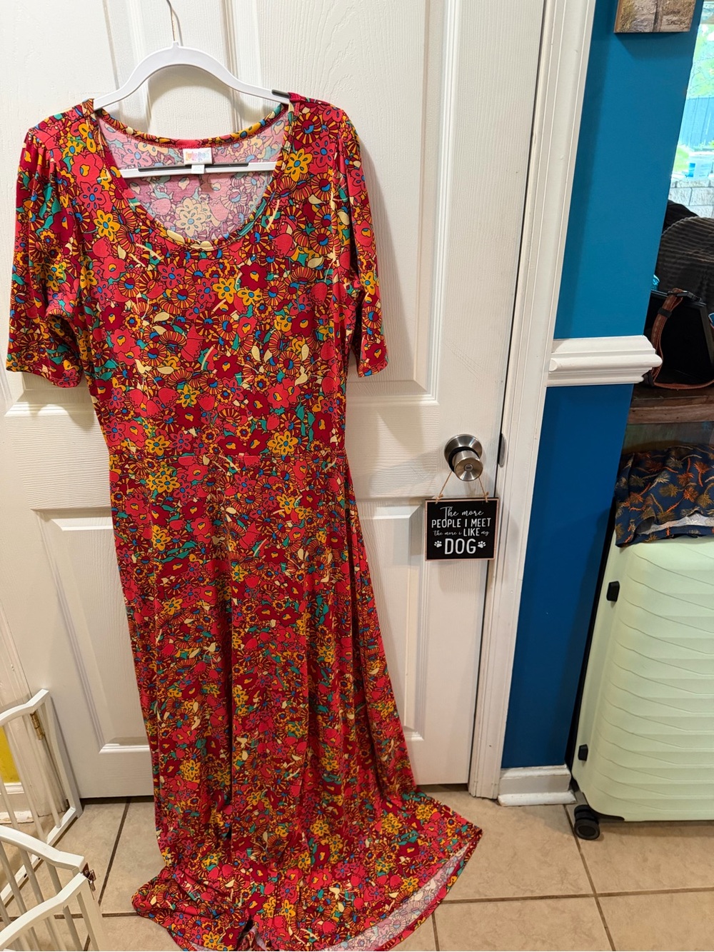 Like New Lularoe Ana Maxi Dress